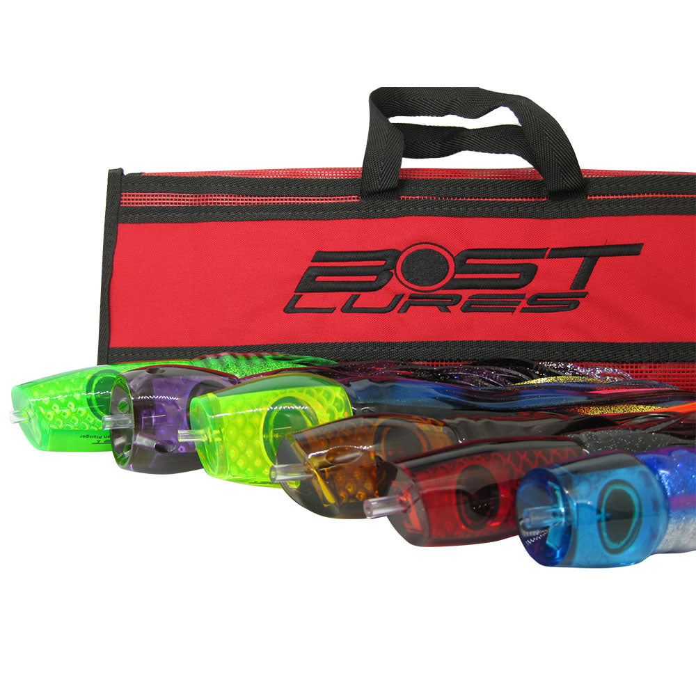 Large Rainbow Marlin 6 Lure Pack by Bost - Rigged/Un-Rigged – Bost