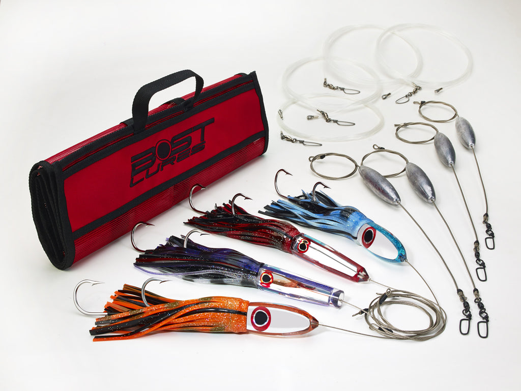 Bost Lures Mirrored Wahoo Heavy Tackle Trolling Lure Pack