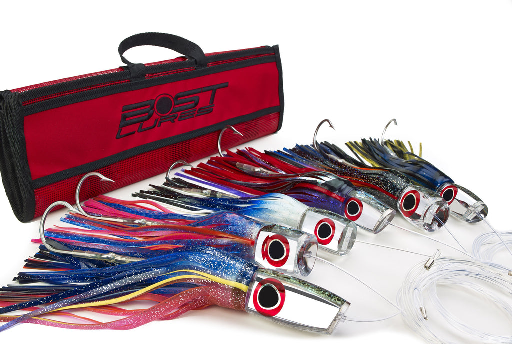 Large Mirrored Marlin Lure Pack by Bost - Rigged/Un-Rigged – Bost Lures